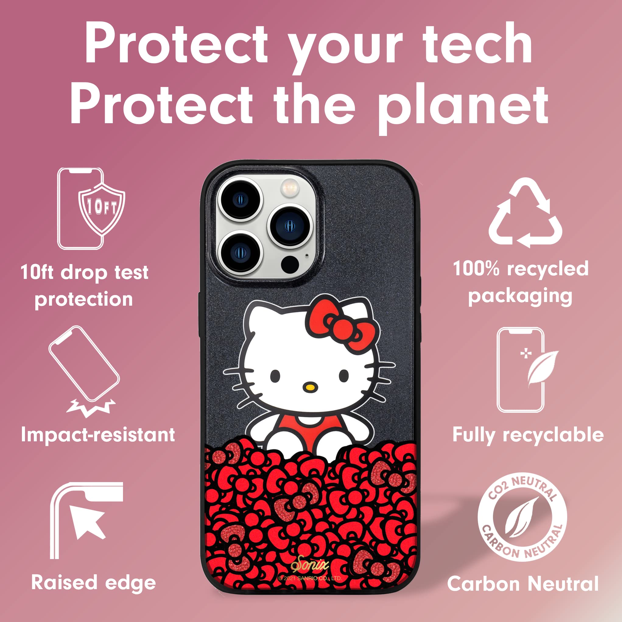 Amazon.co.jp: Sonix x ハローキティケース iPhone 13 Pro Max用